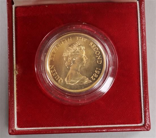 A Royal Mint Hong Kong 22ct gold Lunar Year $1000 coin,